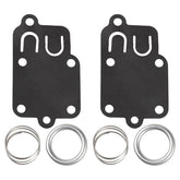2-Pack Carburetor Diaphragm Gasket kit for Briggs & Stratton 2hp-5hp Engines 270026 272538 272538S 272637 4157 4168 5021 5021K 690766 221377 Spring Cap